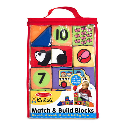Match & Build Soft Blocks - Wee Bee Baby Boutique