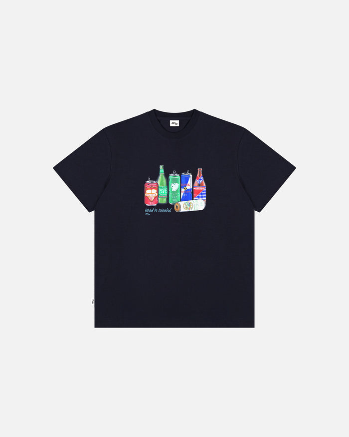 ART OF MCFC Road To Istanbul Tee | City Navy Graphic Football T-shirt