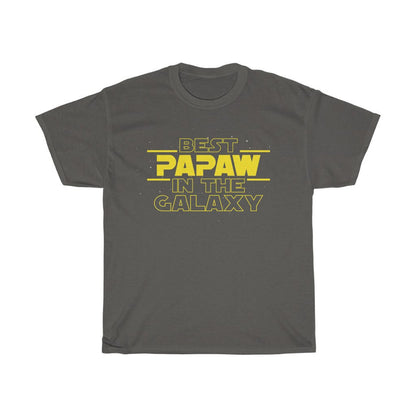 Mens "Best Papaw In The Galaxy" T-Shirt Best Papaw Gifts Father's Day Birthday or Christmas Gift