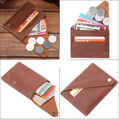 Minimalist Smart Leather Card Wallet