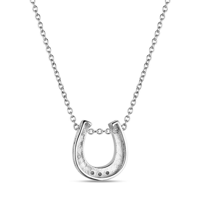 Montana Silversmiths AQHA Lucky Harmony Horseshoe Necklace QNC6429