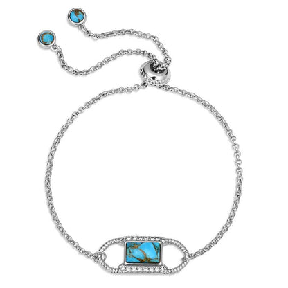 Montana Silversmiths Turquoise Glam Adjustable Bracelet BC6372