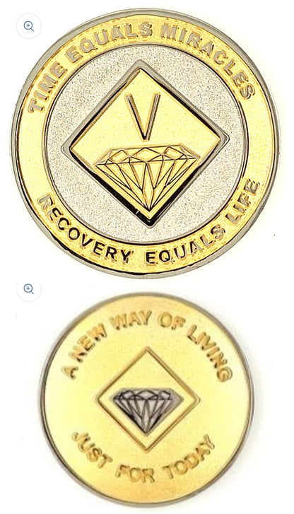 NA Recovery Medallion - BiPlated