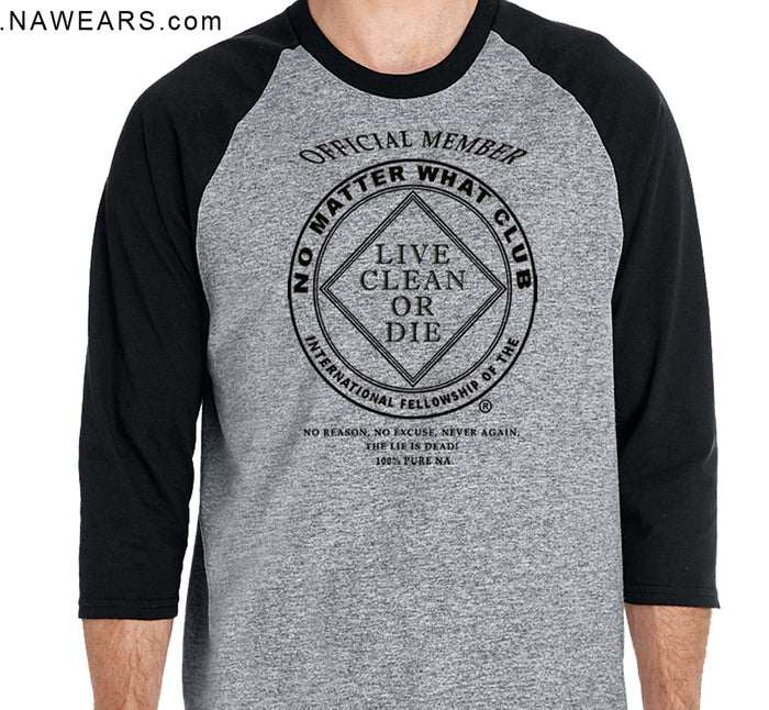 No Matter What Club 3/4 Sleeve Tee CLEARANCE