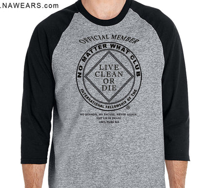 No Matter What Club 3/4 Sleeve Tee CLEARANCE