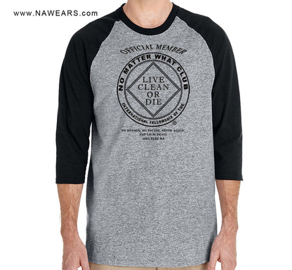 No Matter What Club 3/4 Sleeve Tee CLEARANCE