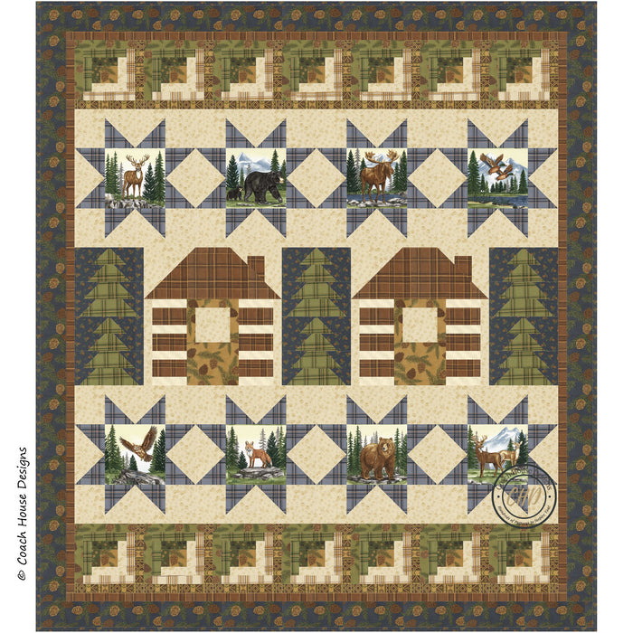 Northwoods Stars Downloadable PDF Quilt Pattern