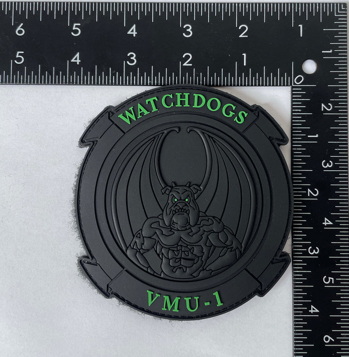 Officially Licensed USMC VMU-1 Watchdogs PVC Patches