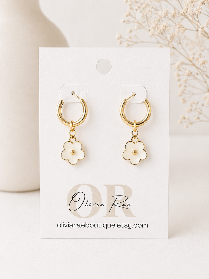 Daisy Drop Hoop