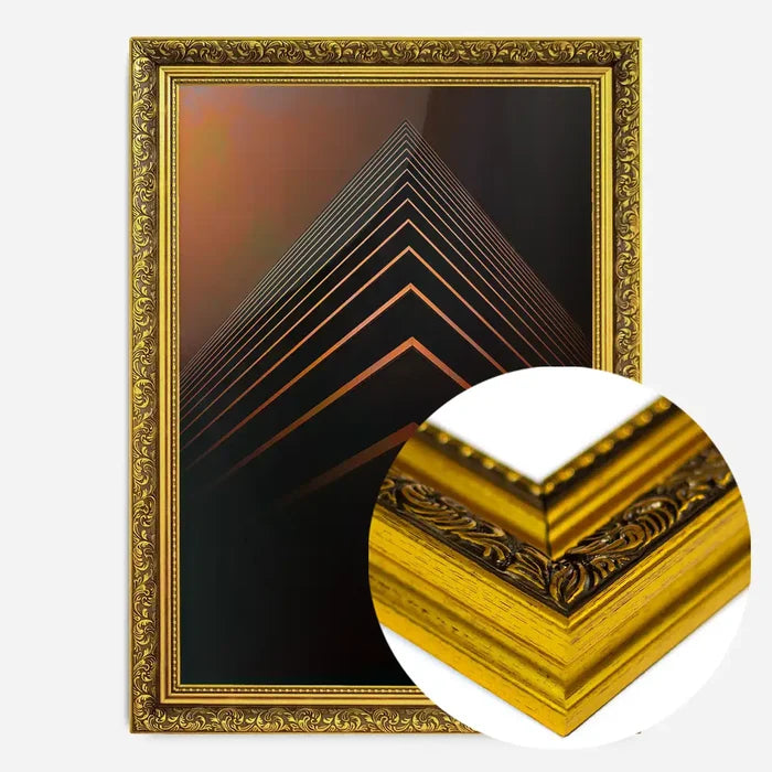21x30cm | 8¼ x 11¾in / Gold Ornate Frame