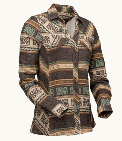 Outback Trading Company Women's Chocolate Lorelei Performance Shirt 42239-CHO