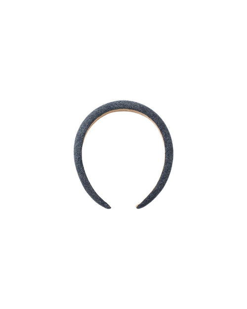 Padded Headband Indigo - Wee Bee Baby Boutique