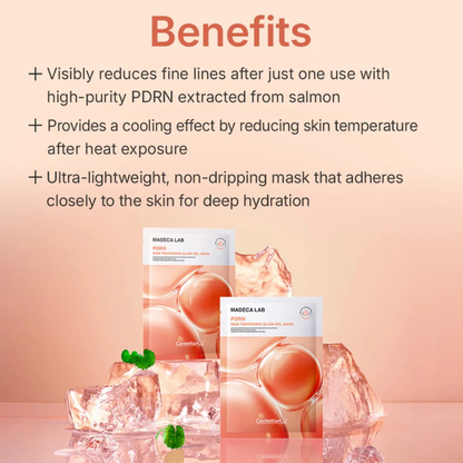 Centellian24 PDRN Skin Tightening Glow Gel Mask Nudie Glow Australia