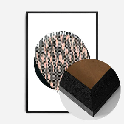 21x30cm | 8¼ x 11¾in / Black Wood Frame