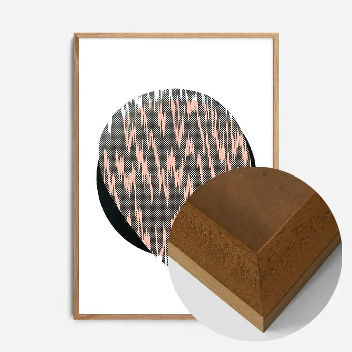 21x30cm | 8¼ x 11¾in / Oak Wood Frame