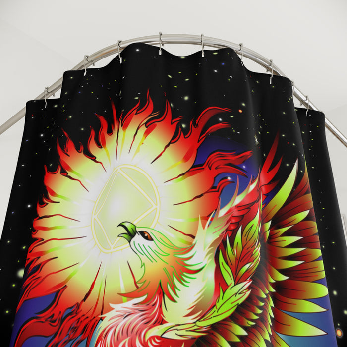 Phoenix Rising Shower Curtains