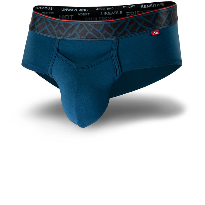 Pinatubo Brief in Imperial Blue front view