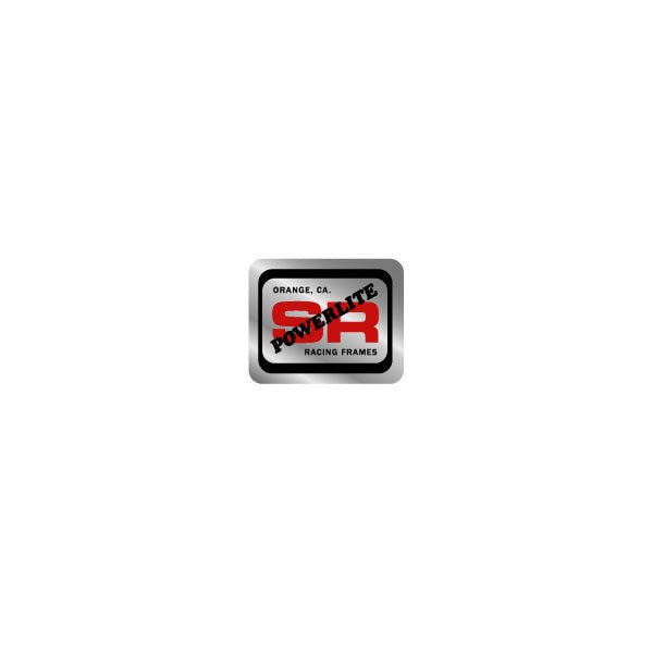 Powerlite - Early SR seat tube Chrome decal