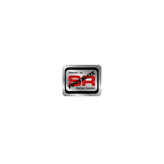 Powerlite - Early SR seat tube Chrome decal
