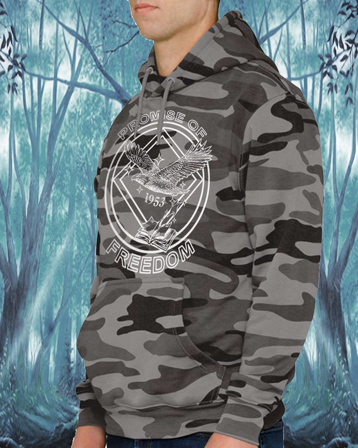 Promise Of Freedom Camo Pullover Hoodie