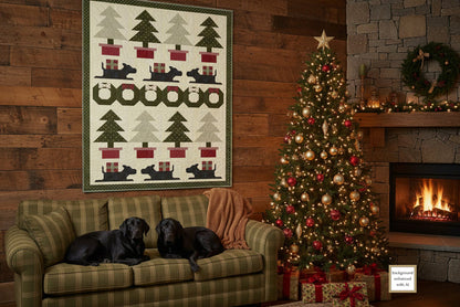 Puppy's First Christmas Downloadable PDF Quilt Pattern