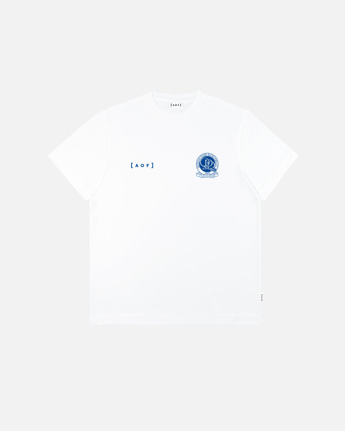 ART OF x QPR 1982 Logo Tee | White Graphic Football T-shirt