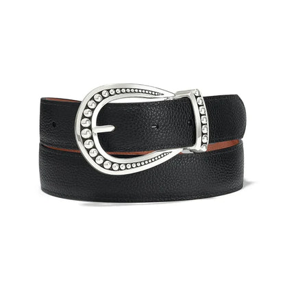 Really Tough Ladies Brown & Black Reversible Leather Belt B4059U