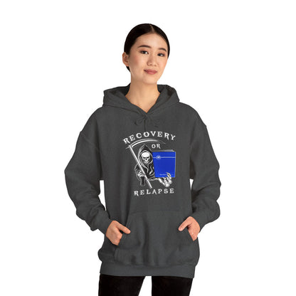 Recovery Or Relapse Reaper dtg Hoodie