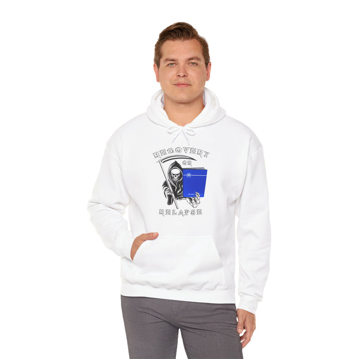 Recovery Or Relapse Reaper dtg Hoodie