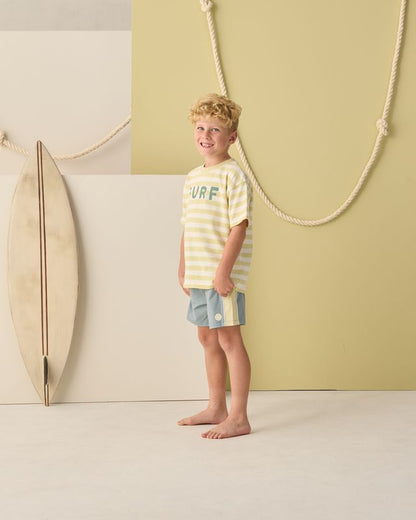 Relaxed Tee || Surf - Wee Bee Baby Boutique