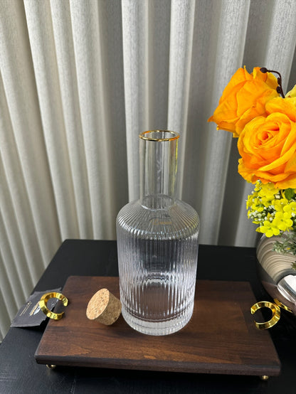 Bavary RIBBLE KARAAF TRANSPARANT- GOLD  1,15 Liter