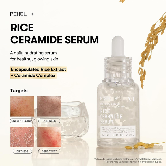 VT Cosmetics Rice Ceramide Serum Nudie Glow Australia