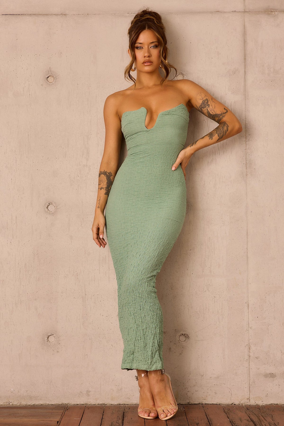 Saya Midi Dress - Sage