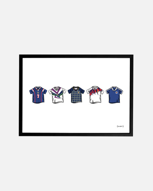 ART OF Scotland Classics Framed Print | Football Wall Art