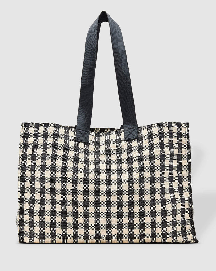Simpson Tote Bag - Black/Cream
