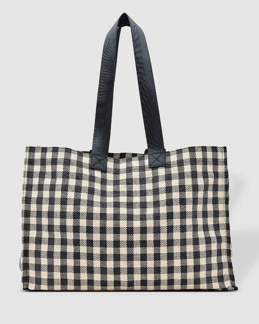 Simpson Tote Bag - Black/Cream