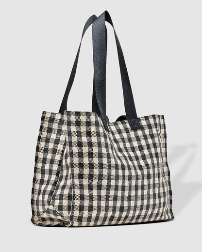 Simpson Tote Bag - Black/Cream