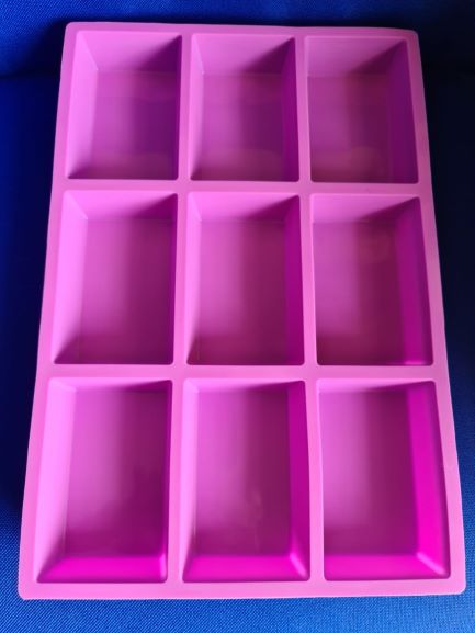 Soap Mould  9 Cavity  Rectangle