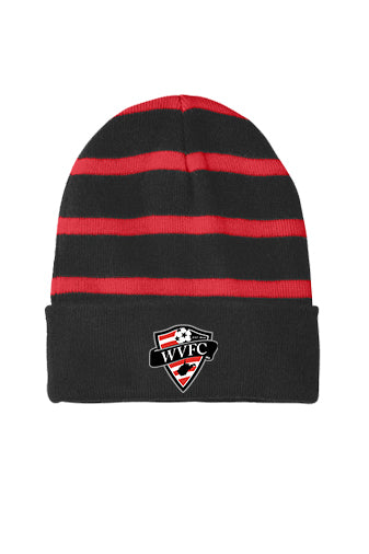 Sport-Tek® Striped Beanie with Solid Band