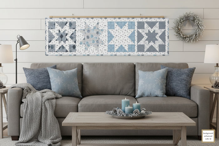 Star Gazing Downloadable PDF Table Runner Pattern
