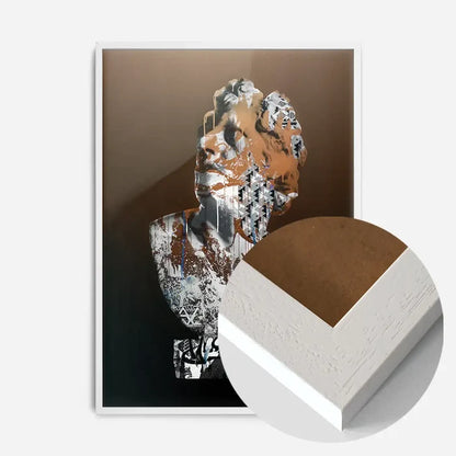 21x30cm | 8¼ x 11¾in / White Wood Frame
