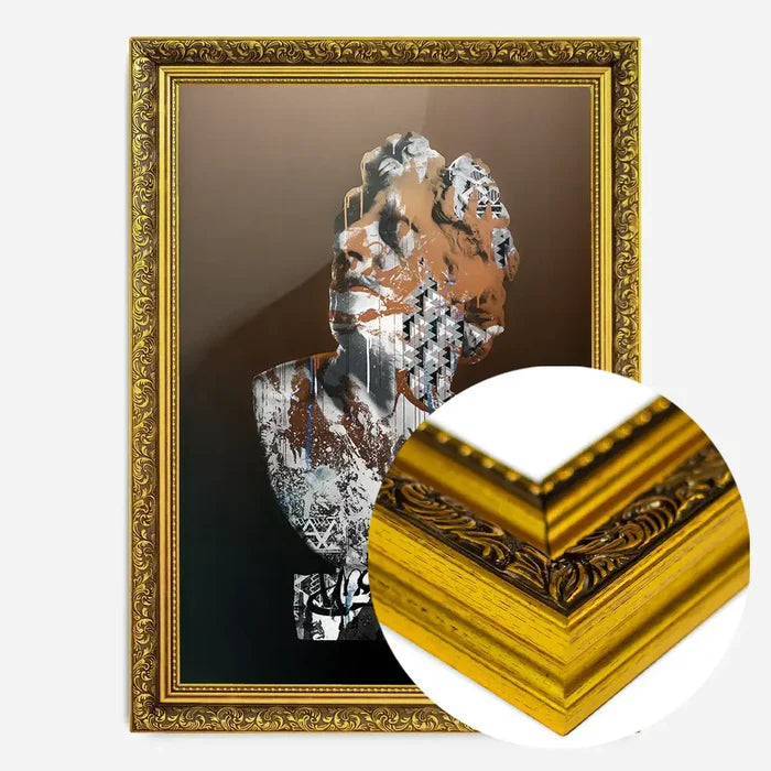 21x30cm | 8¼ x 11¾in / Gold Ornate Frame