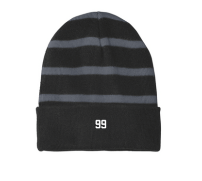 STC31 -Sport-Tek® Striped Beanie with Solid Band- GTSC