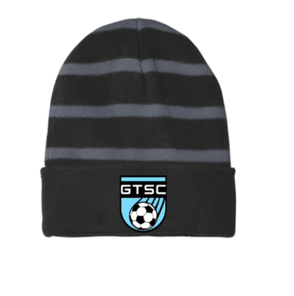 STC31 -Sport-Tek® Striped Beanie with Solid Band- GTSC
