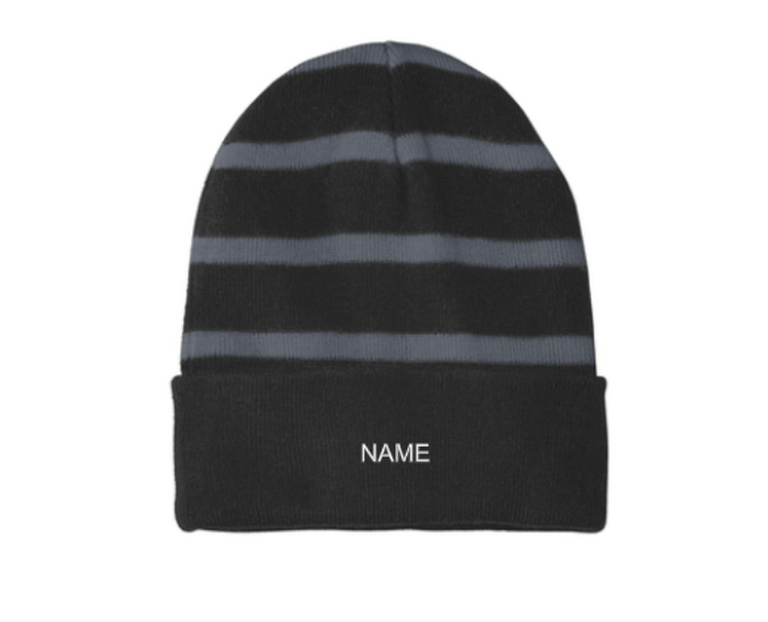 STC31 -Sport-Tek® Striped Beanie with Solid Band- GTSC