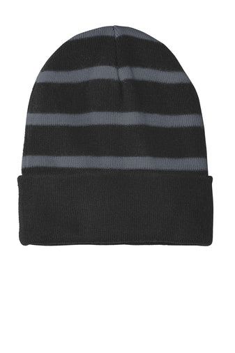 STC31 -Sport-Tek® Striped Beanie with Solid Band- GTSC