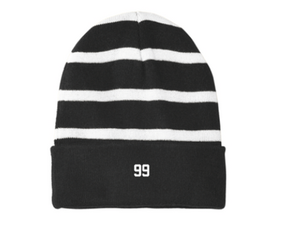 STC31 -Sport-Tek® Striped Beanie with Solid Band- GTSC