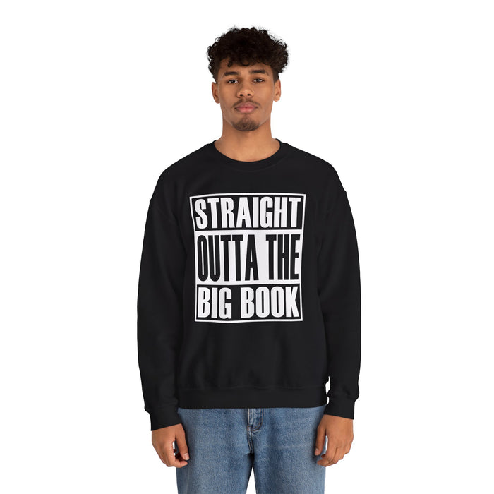 Straight Outta The Big Book dtg Crewneck Sweatshirt