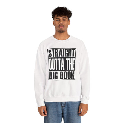 Straight Outta The Big Book dtg Crewneck Sweatshirt