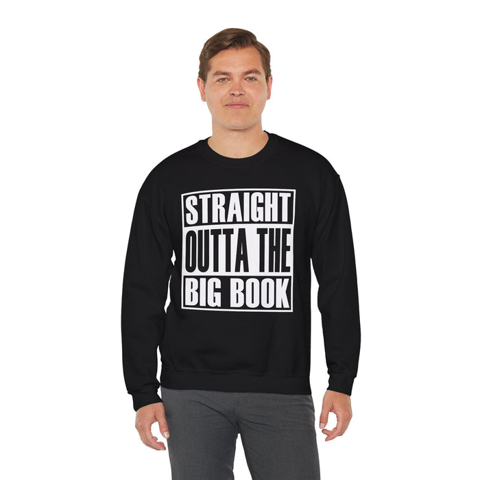 Straight Outta The Big Book dtg Crewneck Sweatshirt